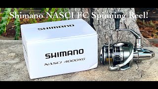 Shimano NASCI 4000XGFC Spinning Reel Reviewed [upl. by Dulcine]