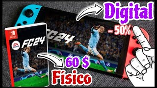 Fc 24 nintendo switch ¿ Cuál Comprarme  Físico o Digital [upl. by Dora841]