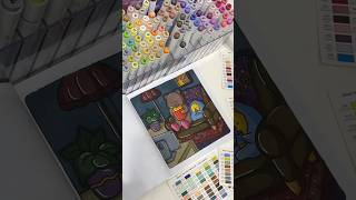 Colouring Timelapse 📺✨ Gummy amp Pecky buy Vivi Tinta colourwithme timelapse ohuhumarker [upl. by Even84]