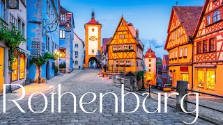 Discover the Enchanting Beauty of Rothenburg ob der Tauber [upl. by Lennad]