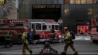 New York incendio alla Trump Tower due feriti [upl. by Nodrog]