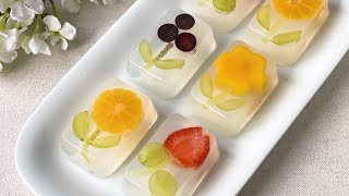 Beautiful Fruit Flower Agaragar Jelly Recipe  燕菜糕食谱水果花样 [upl. by Lsiel]