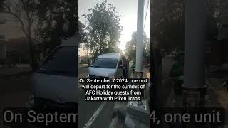 Toyota Hiace  Pelayanan tamu AFC holiday automobile hiace cianjur [upl. by Oleg]