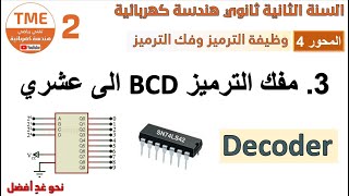 مفك الترميز BCD الى عشري  BCD to Decimal Decoder [upl. by Trauner]