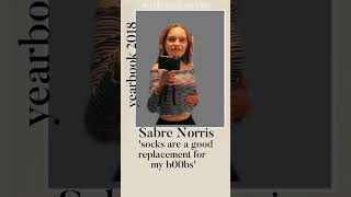 Sabre Norris yearbook trend [upl. by Marlane85]