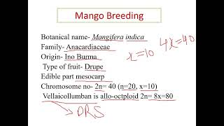 Mango Breeding  Floral Biology of Mango  Lecture Part 1 Important for ASRB NET Fruit Science [upl. by Medor]