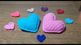 CORAZON TEJIDO A CROCHET LLAVERO COLGANTE [upl. by Frerichs]