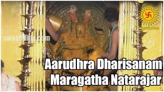 Aarudhra Dharisanam Maragatha Natarajar Abhishekam [upl. by Carrillo]