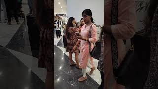 Mass entry Nimmi mam in Mall Zara shopping place zara india mall youtubeshort entry keralasong [upl. by Ahseret]