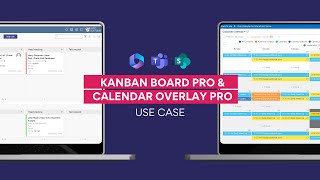 How to use Virto Calendar Overlay amp Virto Kanban Board together [upl. by Nahtnanhoj230]