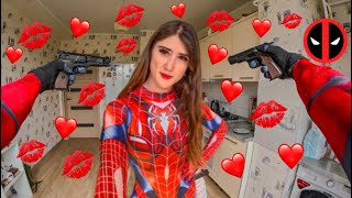 CRAZY GIRL WILL NOT LEAVE DEADPOOL ALONE Love Parkour POV ​⁠jumphistory [upl. by Anitserp]