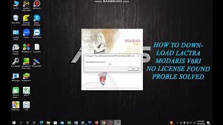 How to Download Lactra modaris v6r1 No License found Problem solved 2022 [upl. by Aratnahs]