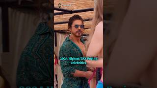 Highest Tax Paying Celebrities of India 2024 bollywood srk viratkohli salmankhan vijay [upl. by Ylrebma]