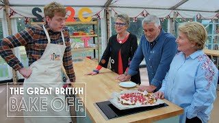 Bon appétit James Acaster serves up pure genius  The Great Stand Up To Cancer Bake Off [upl. by Moll937]