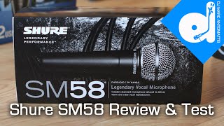 Shure SM58 Microphone Review amp Test  TDMAS [upl. by Rettuc258]