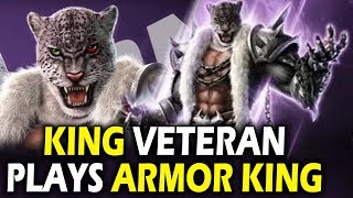 Tekken 7  King Veteran Plays Armor King [upl. by Aihseya826]