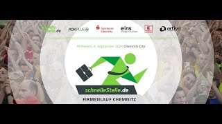 Zieleinlauf schnelleStellede Firmenlauf Chemnitz 2024 [upl. by Eerbua241]