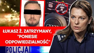 Łukasz Ż zatrzymany w związku ze śmiertelnym wypadkiem Policja o kulisach akcji w Niemczech [upl. by Rugen904]