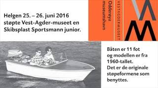 Støping av plastbåt  Skibsplast Sportsmann Junior [upl. by Onailimixam]