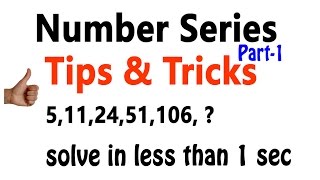 Number seriespart1full concept with shortcutsverbal reasoning [upl. by Noxin319]