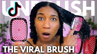 I Bought The Viral TikTok Unbrush Review Type 4 Natural Hair [upl. by Bar]