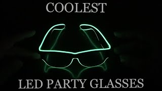 LED Party Glasses Unboxing I Party Glasses I LED Party Glasses Hindi I Glasses I Mostly Unique I [upl. by Aigroeg]