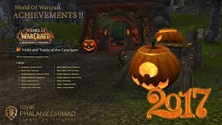 2017 Hallow’s EndAchievement Tricks and Treats of the CataclysmAlliance [upl. by Stephanus]