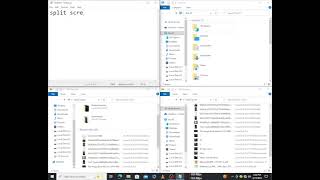 split screen windows 10 [upl. by Nemlaz]