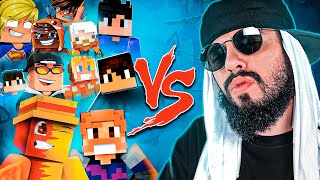 Creative Squad 11 Youtubers Vs Mussa  Super Batalha de Youtubers [upl. by Eerual732]