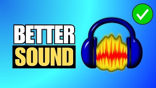 How To Make Your Mic Audio Sound Better In Audacity [upl. by Tanny]