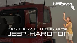 HOISTER  An quotEASYquot button for your Jeep hardtop [upl. by Bainbrudge]