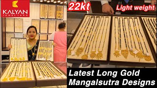 Latest New Long Gold Mangalsutra Designs from Kalyan jewellers  Mangalsutra DesignsGold jewellery [upl. by Yatnoed]