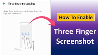 How to Enable Three Finger Screenshot in Motorola Phones 2020 [upl. by Herstein]