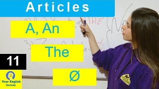 Articles in English  A An  The and Ø أدوات التعريف [upl. by Tarrah]