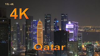 Qatar – Doha  sights FIFA World Cup stadiums Part 56 4K UHD [upl. by Atineg654]