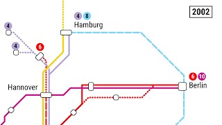 Die Geschichte des ICE Netzes der Deutschen Bahn Teil I [upl. by Markson369]