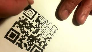 Draw QR CODE by HAND  WORKS [upl. by Hoshi]