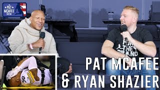 Ryan Shazier on The Pat McAfee Show 20 Full Interview [upl. by Ahsinwad926]