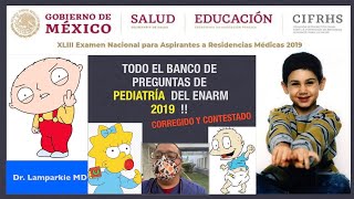 😱⚡️ Todo el BANCO DE PREGUNTAS de PEDIATRÍA del ENARM 2019 [upl. by Borroff604]