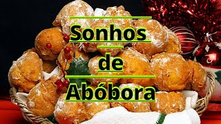 SONHOS de ABÓBORA doces e cremosos  Receita [upl. by Biel]