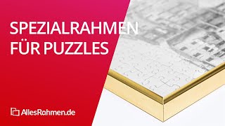 SpezialBilderrahmen für Puzzles  allesrahmende [upl. by Nereus]