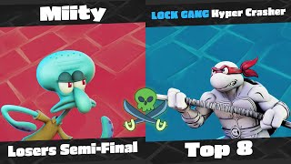 Dutchmans Dungeon 37 Top 8  Miity Squidward VS LOCK GANG  Hyper Crasher Donny [upl. by Bette611]