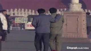 Archive footage 25th anniversary of Tiananmen Square massacre [upl. by Recha]