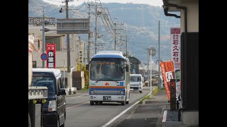 和歌山バス那賀 544号車 日野 ポンチョ SKGHX9JLBE 岩出りんくう線 走行音 バス走行音 作業用bgm [upl. by Fanchie]