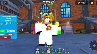 OMG I GOT THE NEW COMMANDER CAMERAMAN CLOCK FACTORY GAMEPLAY  Roblox Toilet Tower Defense [upl. by Woolson662]