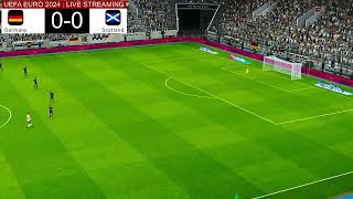 Germany vs Scotland  UEFA Euro Cup 2024  eFootball Pes 21 Gameplay PLSL 1 [upl. by Georg485]