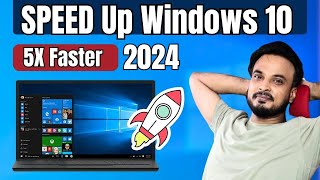 Speed Up 🚀 Windows 10 and Fix Lagging and Slow issues 6 Settings [upl. by Attalie626]