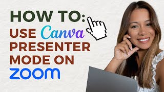 How to use Canva quotPresenterquot view training for Zoom [upl. by Vikki]