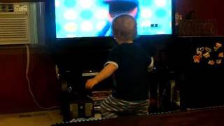 Jordan Copeland Dancing to Sesame Street Super Cute 18 months old [upl. by Nilde]