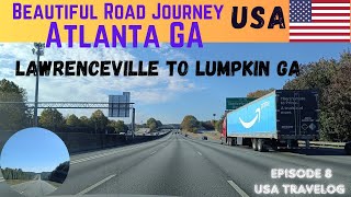 Beautiful Road journey from Lawrenceville GA to Providence Canyon State Park Lumpkin Georgia [upl. by Nylhsoj753]